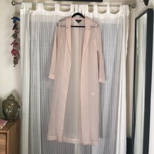 Revolve x Chrissy Teigen Sheer Blush Caftan ••